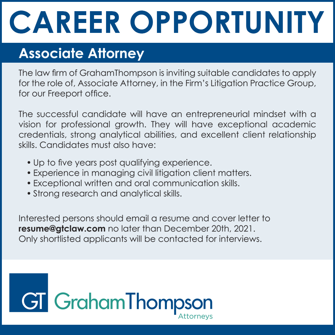 CAREER OPPORTUNITY – ASSOCIATE ATTORNEY, LITIGATION (FPO)